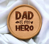 Dad Is My Hero SVG - Fathers Day Design SVG
